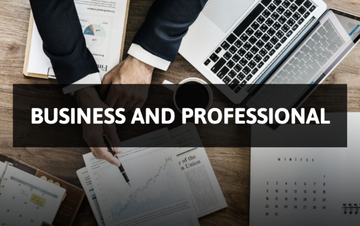 Exploring a Spectrum of “Business and Professional” Topics